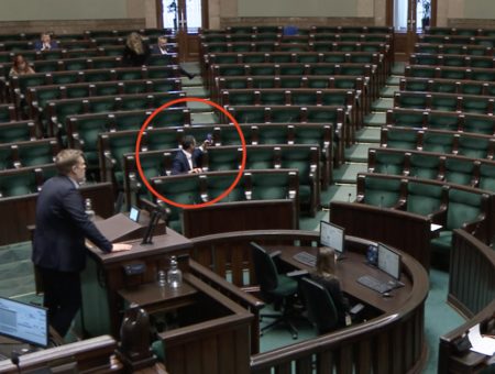 Sejm tajemniczy mężczyzna 