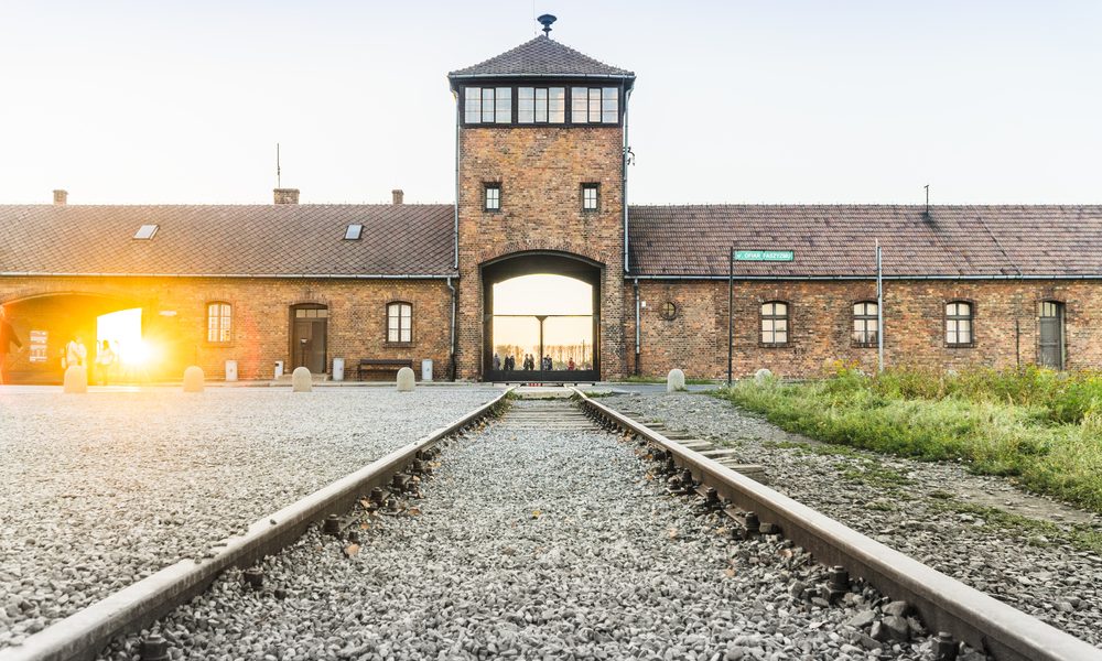 budka z lodami Auschwitz-Birkenau