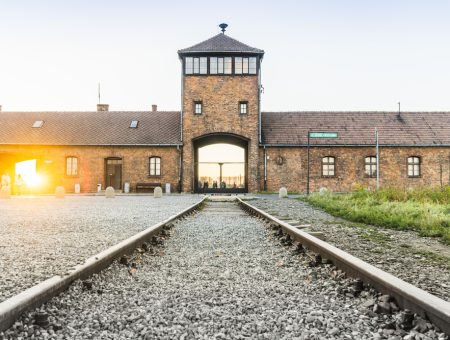 budka z lodami Auschwitz-Birkenau 