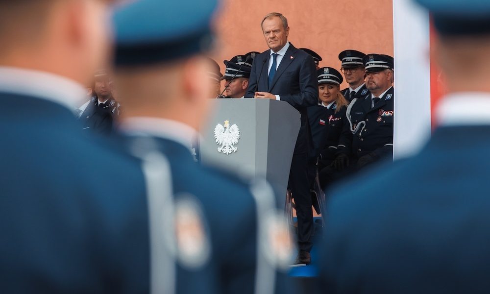 Tusk policja