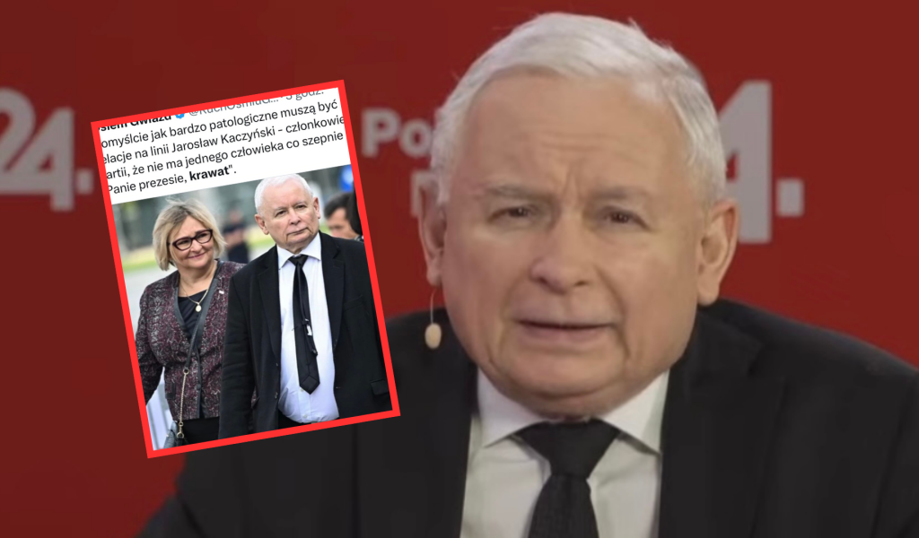 Kaczyński krawat