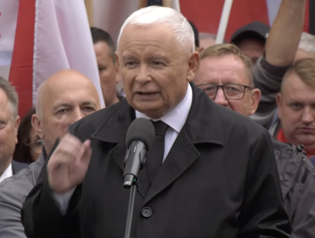 Kaczyński protest 