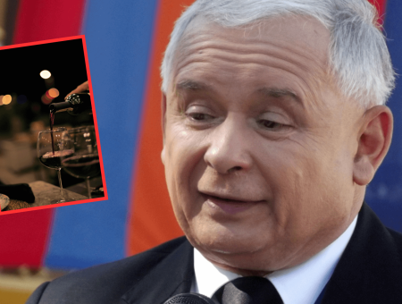 jarosław kaczyński wino 