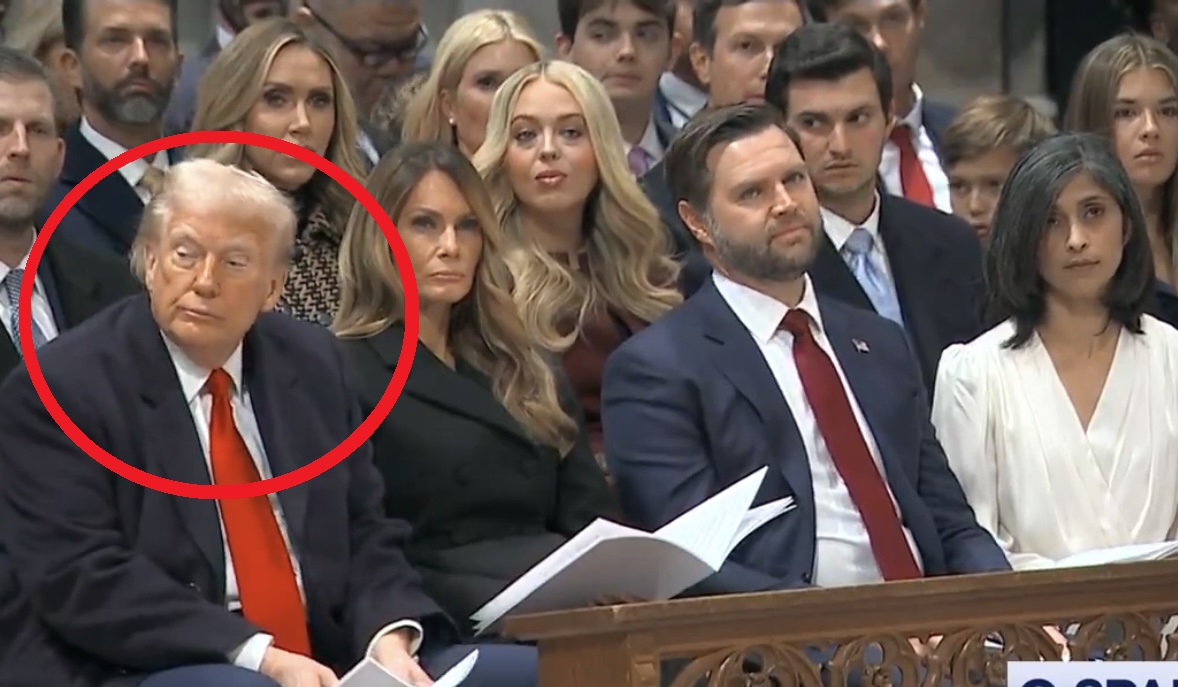 Ale mieli miny! Szok na mszy z udziałem Trumpa, biskup powiedziała mu TO prosto w twarz [WIDEO]