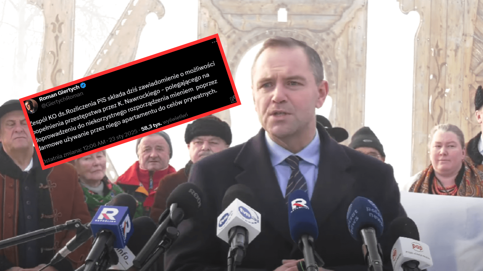 Ciężki poranek Nawrockiego, wpis mecenasa Giertycha musiał podnieść ciśnienie. "Zawiadomienie o możliwości popełnienia..."