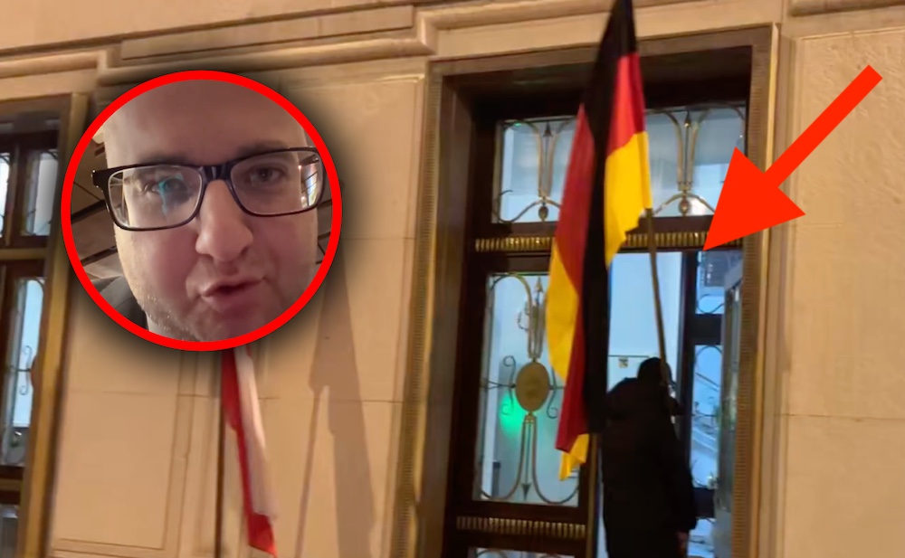 Matecki zobaczył niemiecką flagę i spanikował. Mejza ruszył z odsieczą! „W Berlinie nadal…”