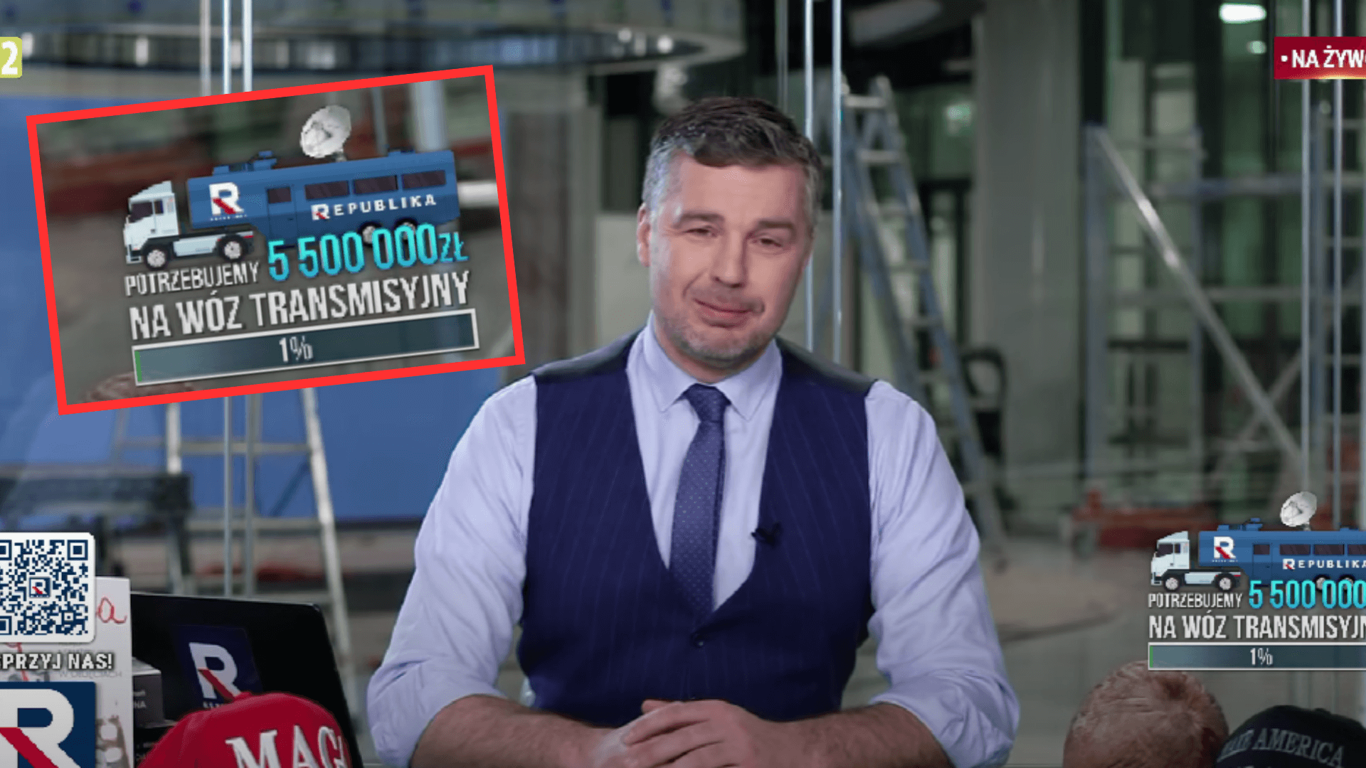 TV Republika nie ma dość, znowu proszą o kasę! Kosmiczna kwota na wóz transmisyjny, widzowie pomogą?