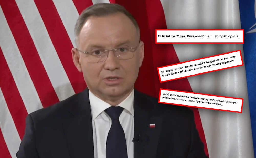 Tego Duda się nie spodziewał! Polacy żegnają prezydenta, nie brakuje ostrych słów. „Gorzej było tylko…”