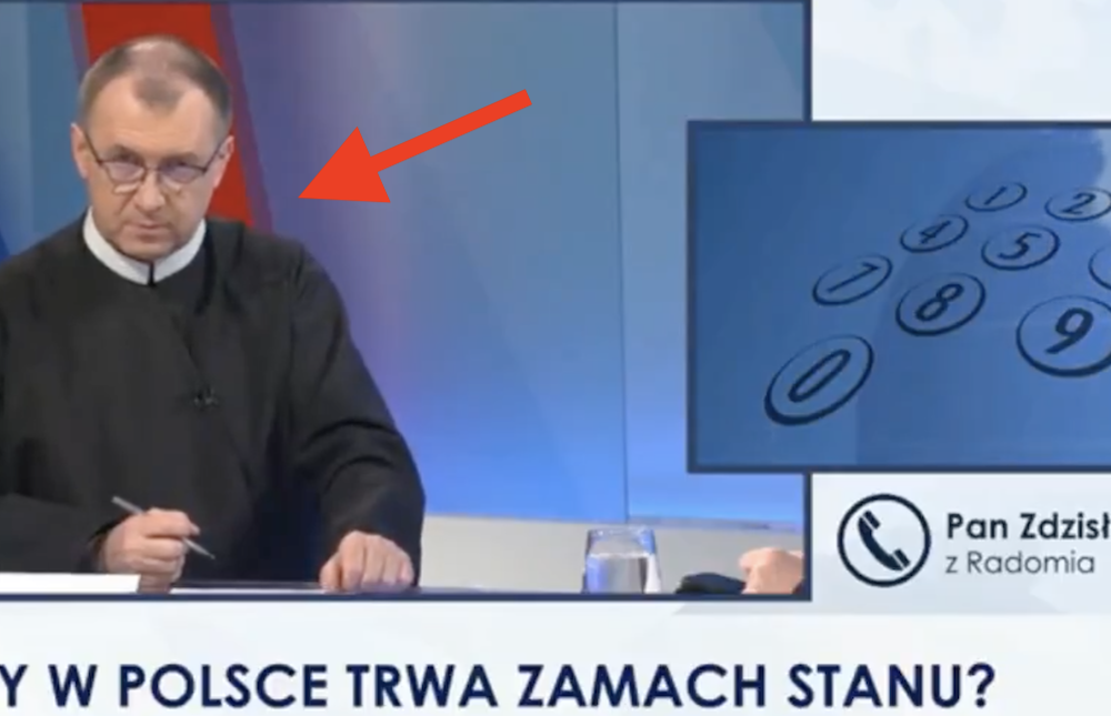 Zadzwonił do mediów Rydzyka i... TA mina mówi wszystko, prowadzący nie wiedział, co się dzieje. „Pan tu mówi...”