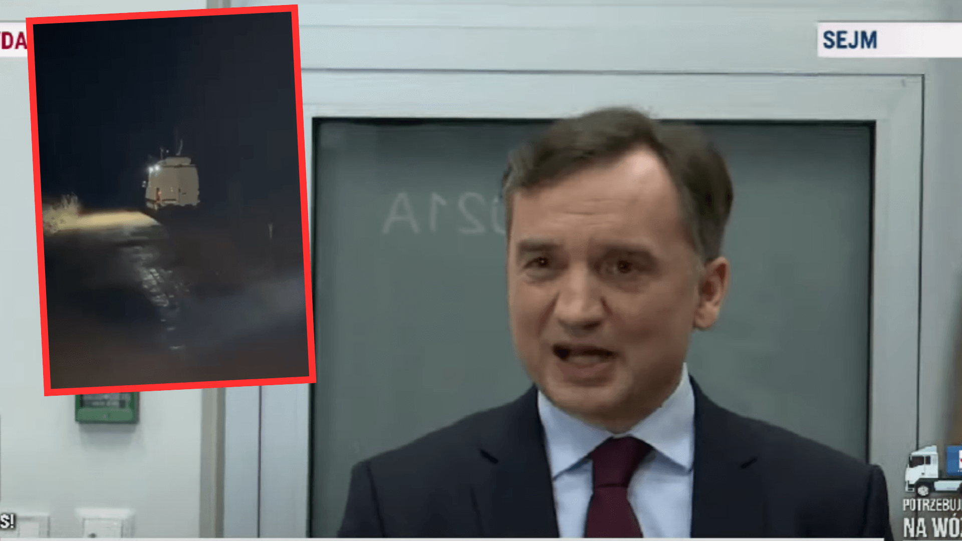 W nocy Ziobro zobaczył COŚ pod swoim domem. Wyszedł i zaczął nagrywać. „Nadzorowane przez Tuska” [WIDEO]