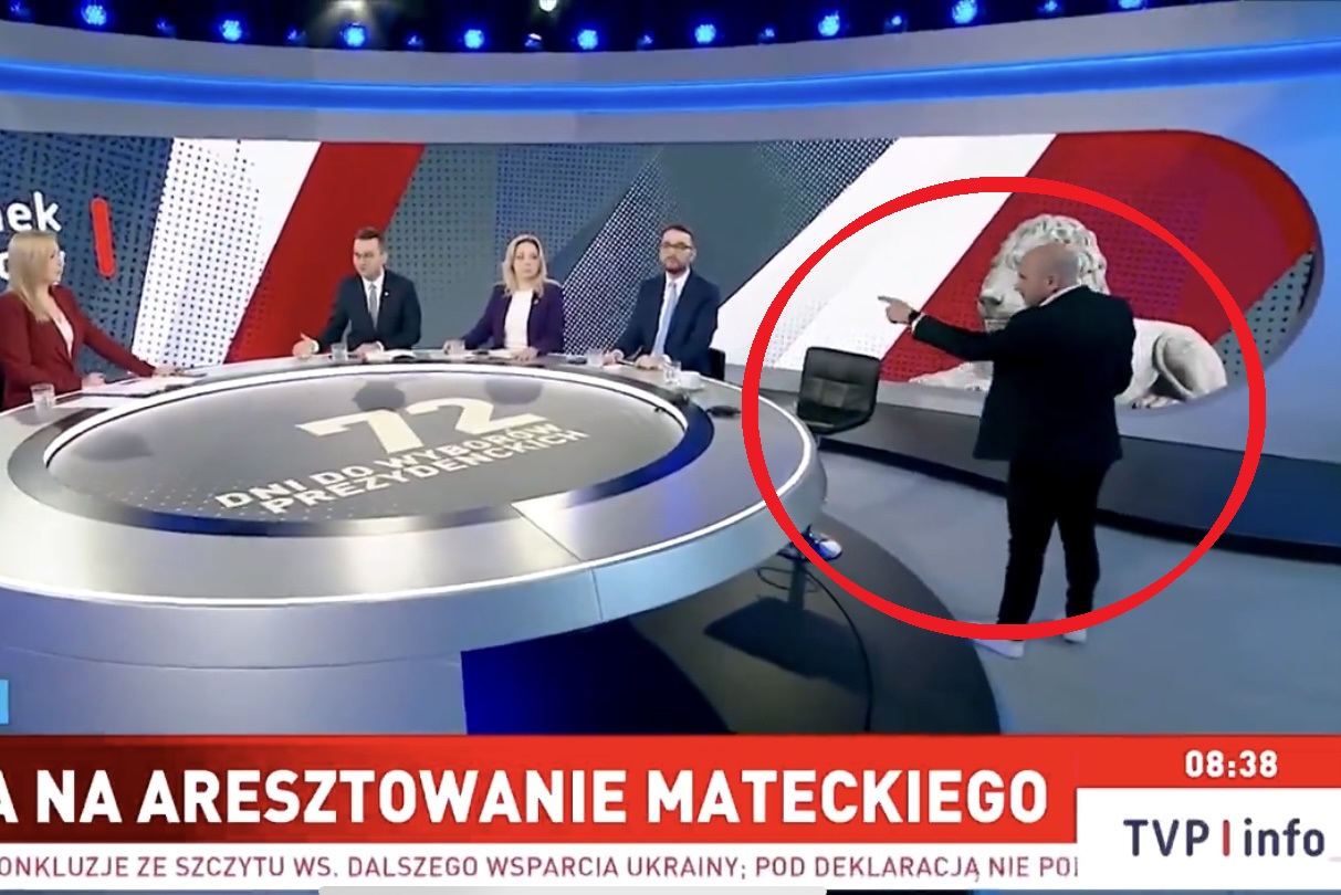 Gosek był i się zmył! Po TYCH słowach poseł PiS wybiegł ze studia jak poparzony. "Pan będzie miał proces"