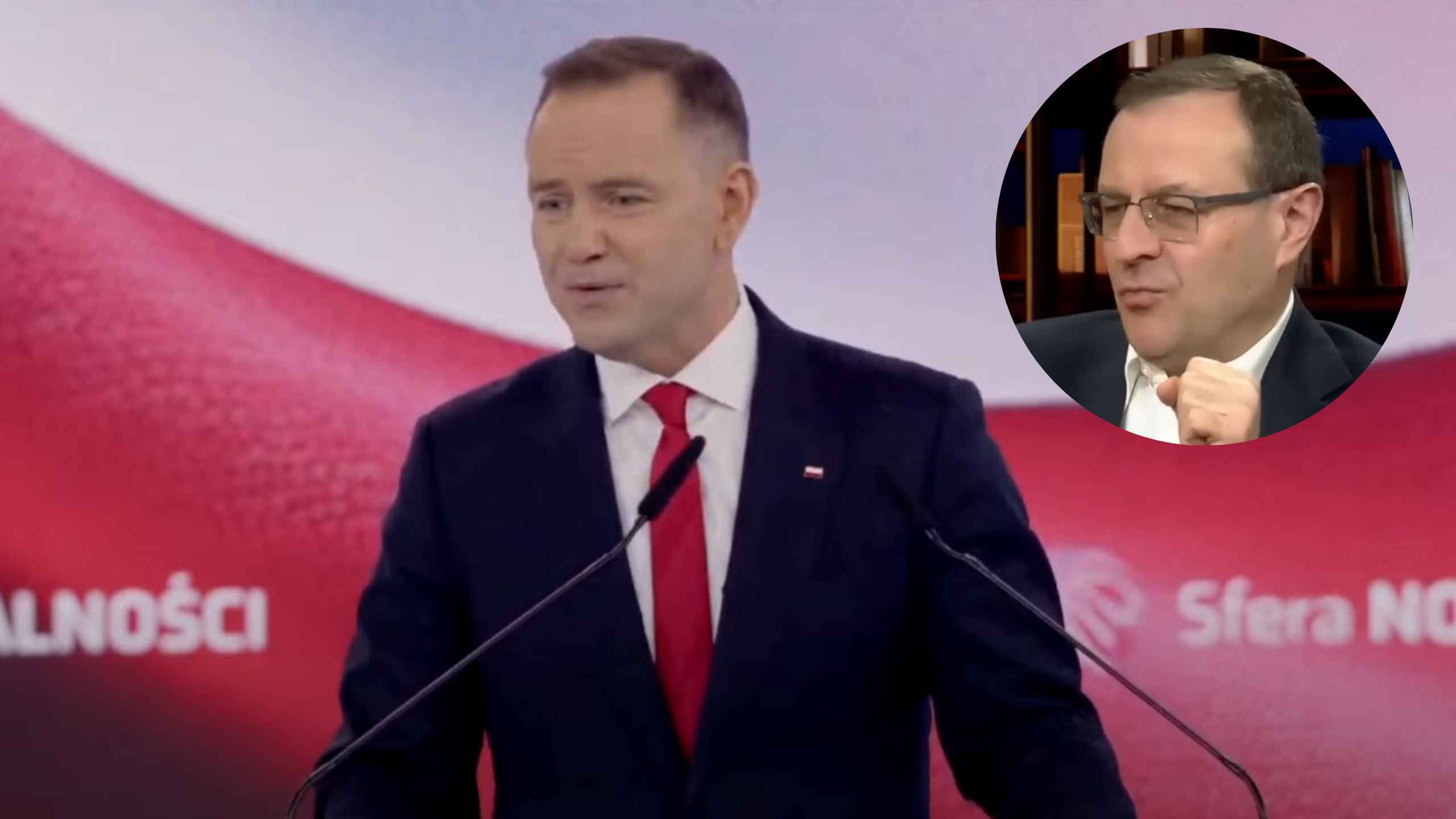 Arcywróg Nawrockiego nie odpuścił! Wysłuchał przemówienia kandydata i wbił mu ostrą szpilę. „Zapomniał dodać…”