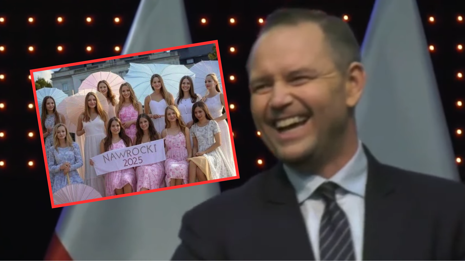 Młode dziewczęta miały promować Nawrockiego. Problem w tym, że... nie istnieją. "Wykręcone dłonie, znikające palce"