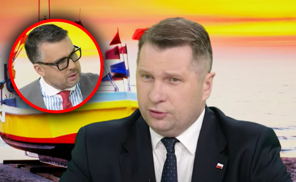Czarnek przyszedł do Republiki i snuł ponure wizje. Zaniepokojony Rachoń aż dopytał. „Jak to: będziemy ginąć?”