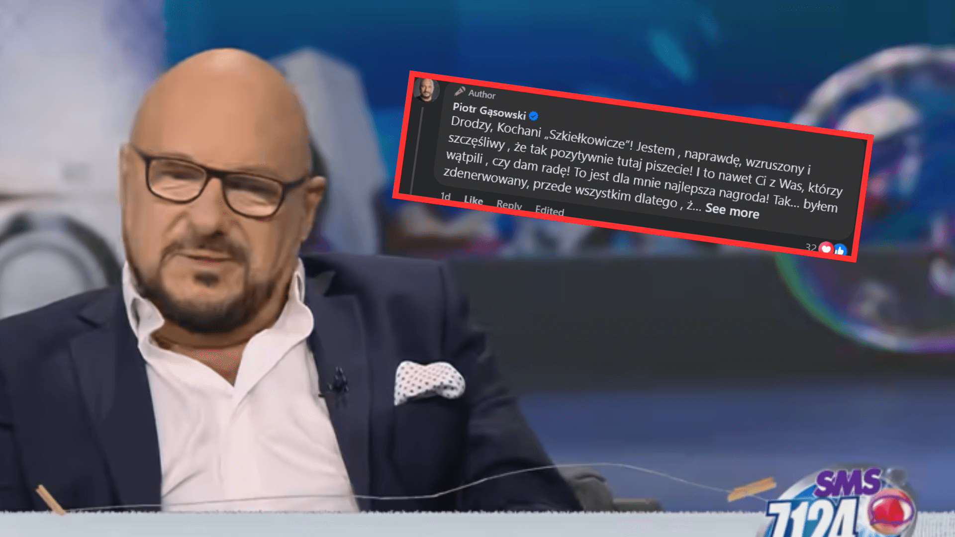 Piotr Gąsowski po debiucie w "Szkle kontaktowym"! Fani programu już wydali werdykt. "Proszę coś jednak zjeść"