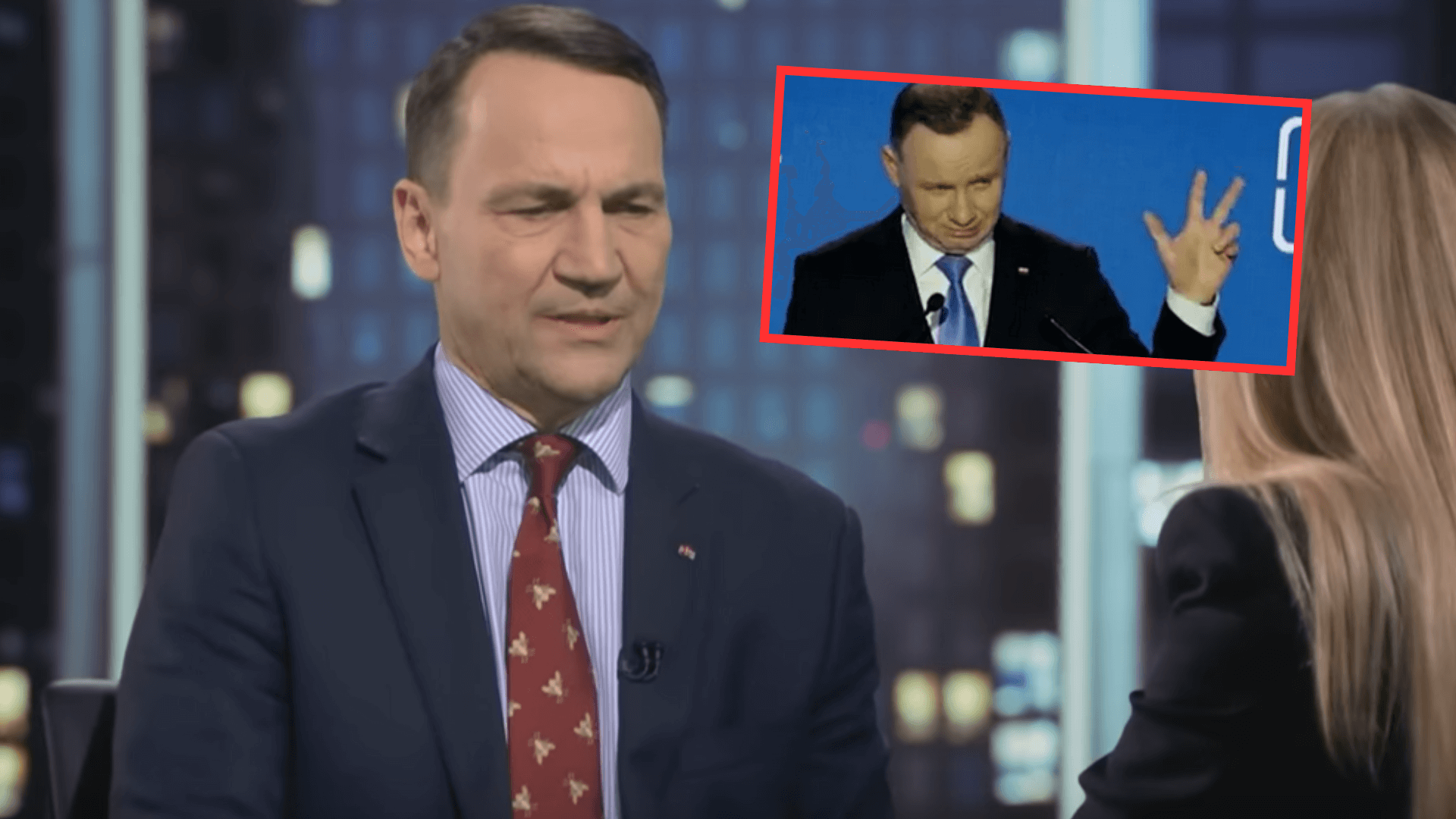 Duda zaczął mówić o zamykaniu lotniska, minister Sikorski brutalnie go wyśmiał. „Jak chciał być taki twardy…”