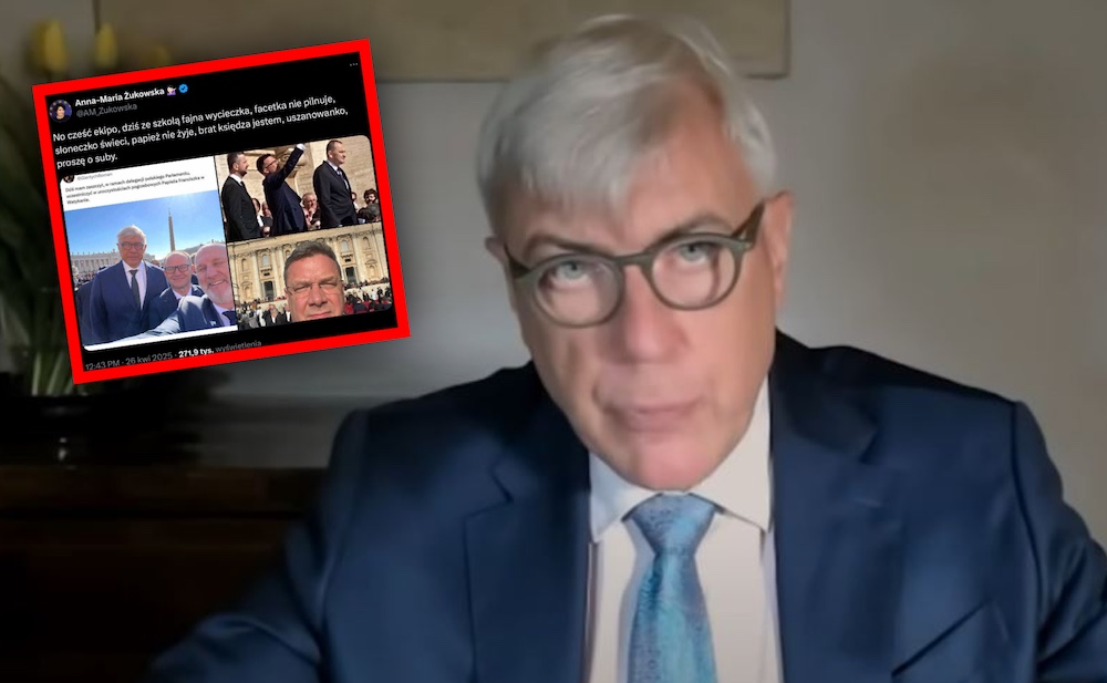 Potężna kłótnia, poszło o fotki na pogrzebie papieża. Mecenas Giertych żąda przeprosin! „Nie płacz, proszę”