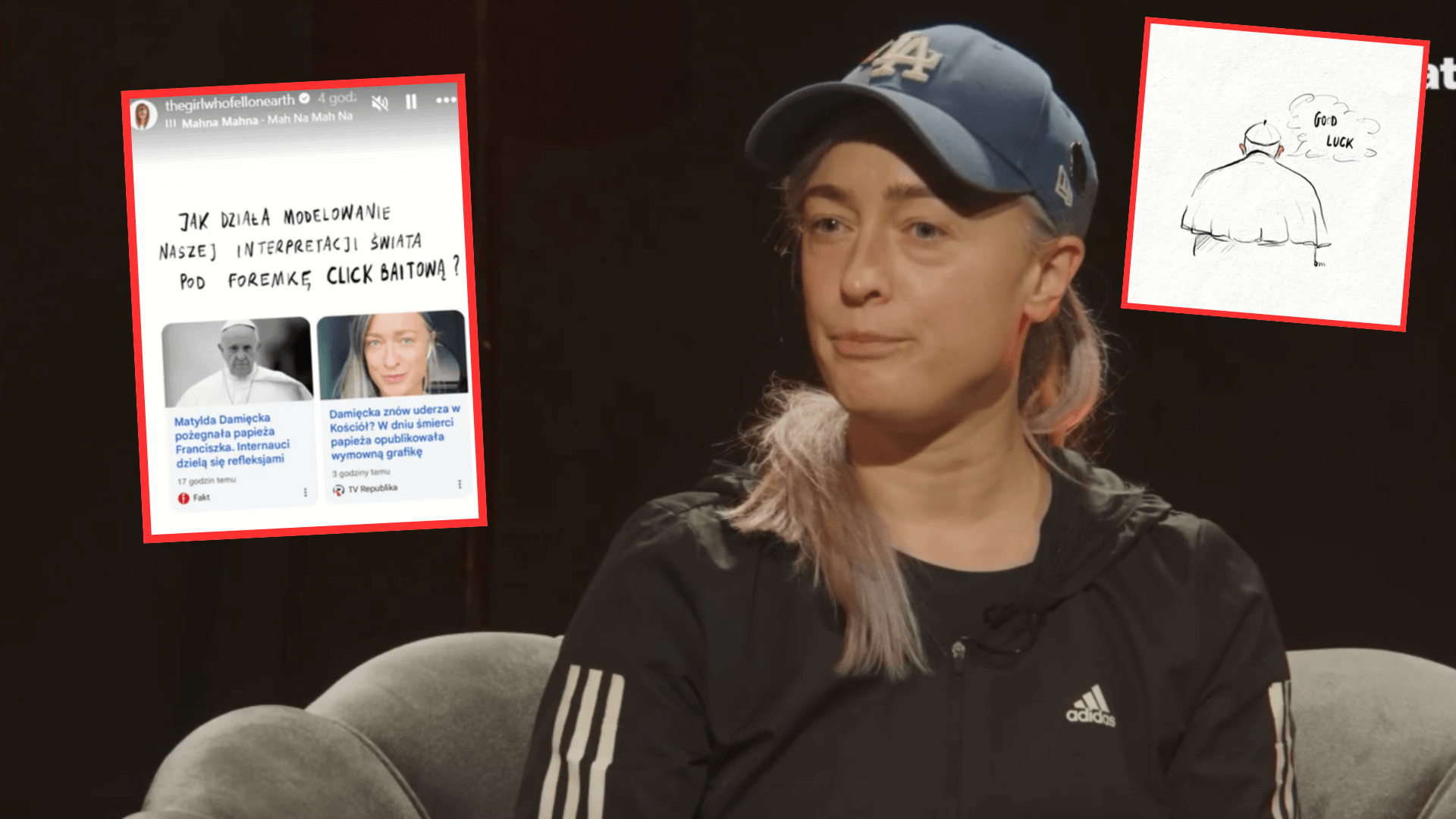 TV Republika wzięła na cel Matyldę Damięcką. Odpowiedź artystki? Klasa! "Pod foremkę"