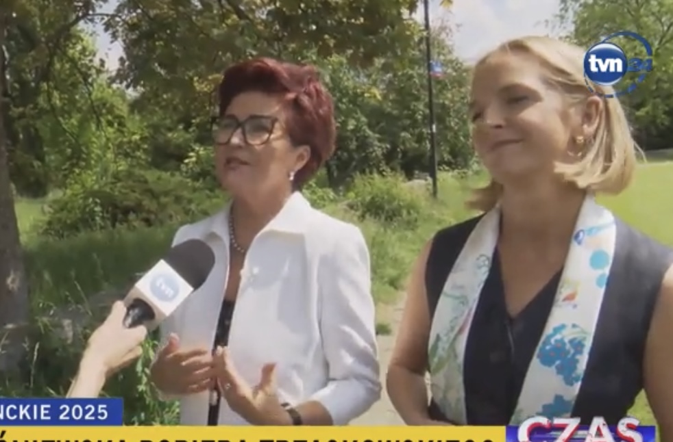 Jolanta Kwaśniewska spotkała się z Małgorzatą Trzaskowską. Nagle zaczęła mówić o Nawrockim. „Taki Shrek”