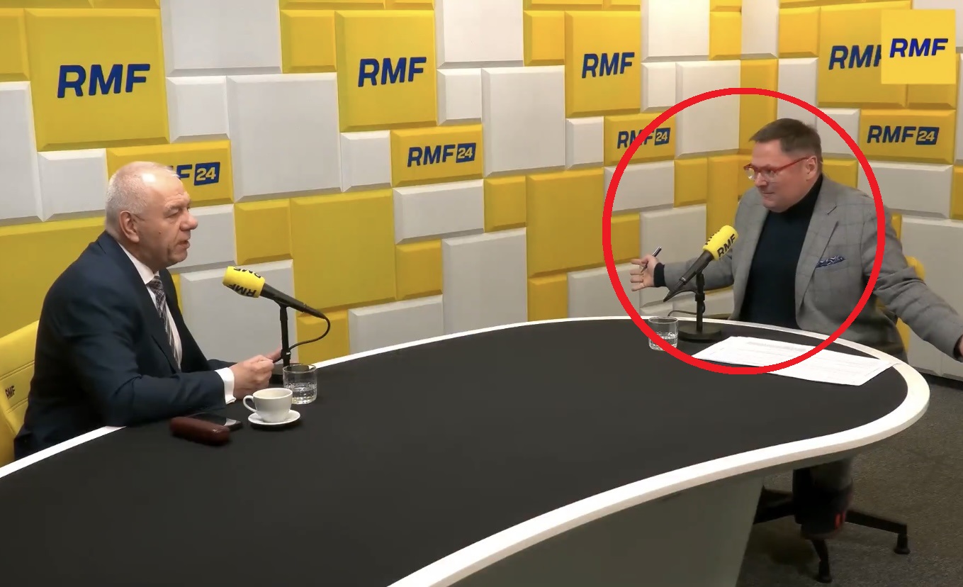 Sasin tak bronił Nawrockiego w RMF FM, że dziennikarz aż się uśmiał. "Uratował człowieka" [WIDEO]