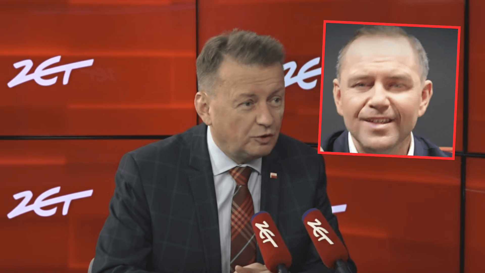 A co to się stało? Nagle Nawrocki odwołał wywiad, w studiu pojawił się… Błaszczak. „Świadoma decyzja”