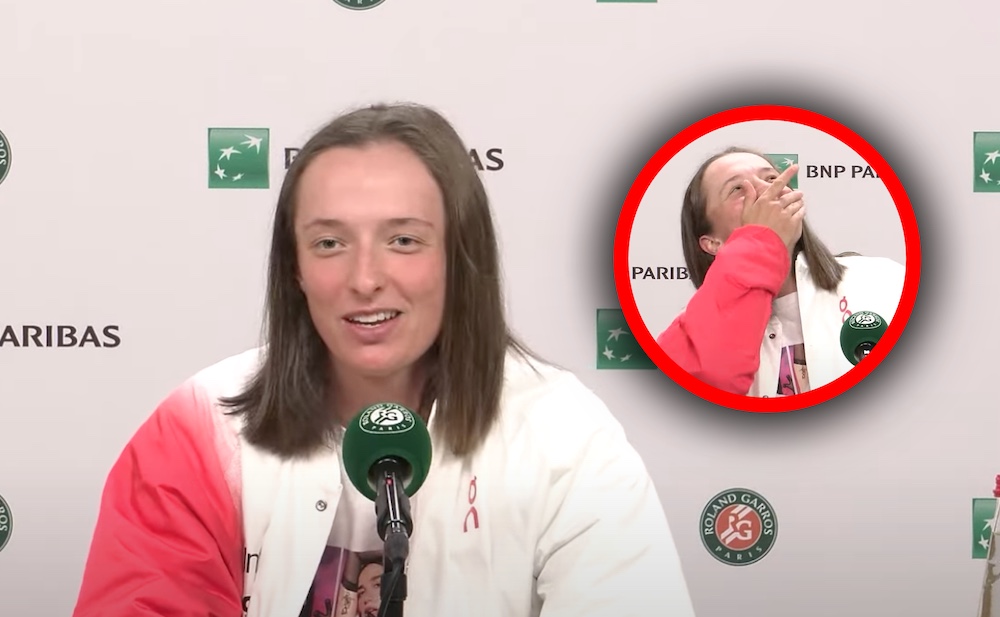 Iga Świątek zapytana o rywalki. Wystarczyło jedno słowo i dziennikarze wybuchnęli śmiechem. „Nie mogłabym…”