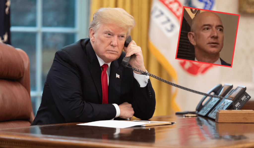 trump bezos