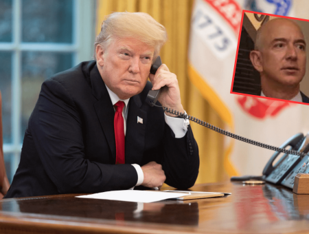 trump bezos 