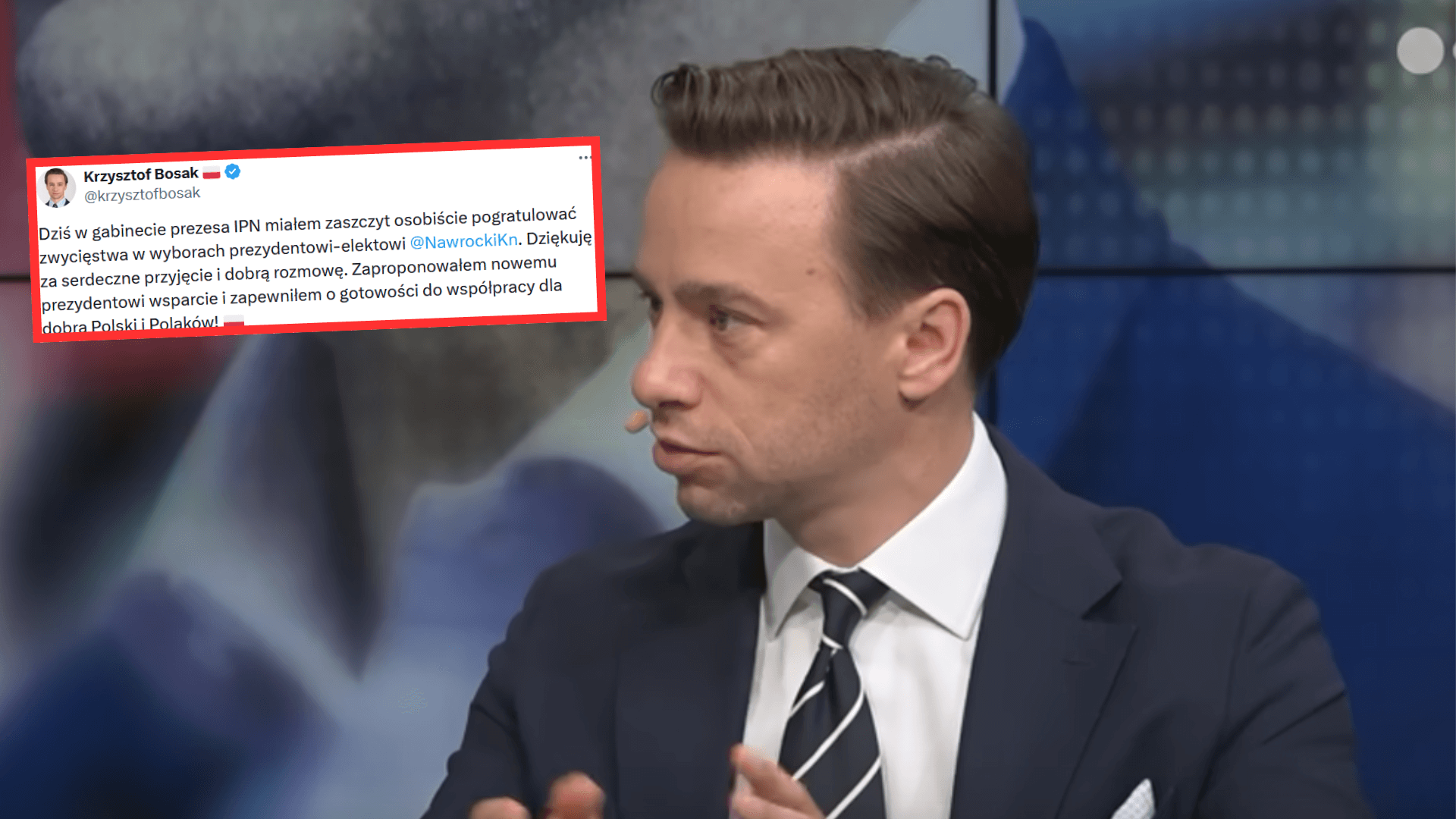 Bosak opowiedział o spotkaniu z Nawrockim. Nagle padło TO nazwisko. „Musi uszanować”
