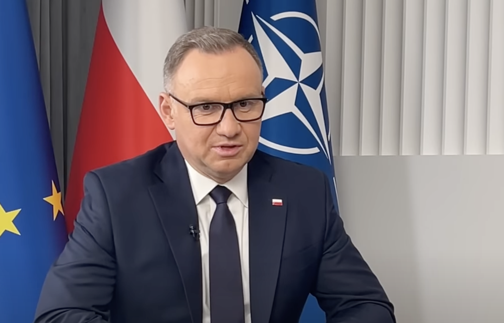 To wywiad czy kabaret?! Żenujące zachowanie, Duda nagle zaczął przedrzeźniać prof. Strzembosza