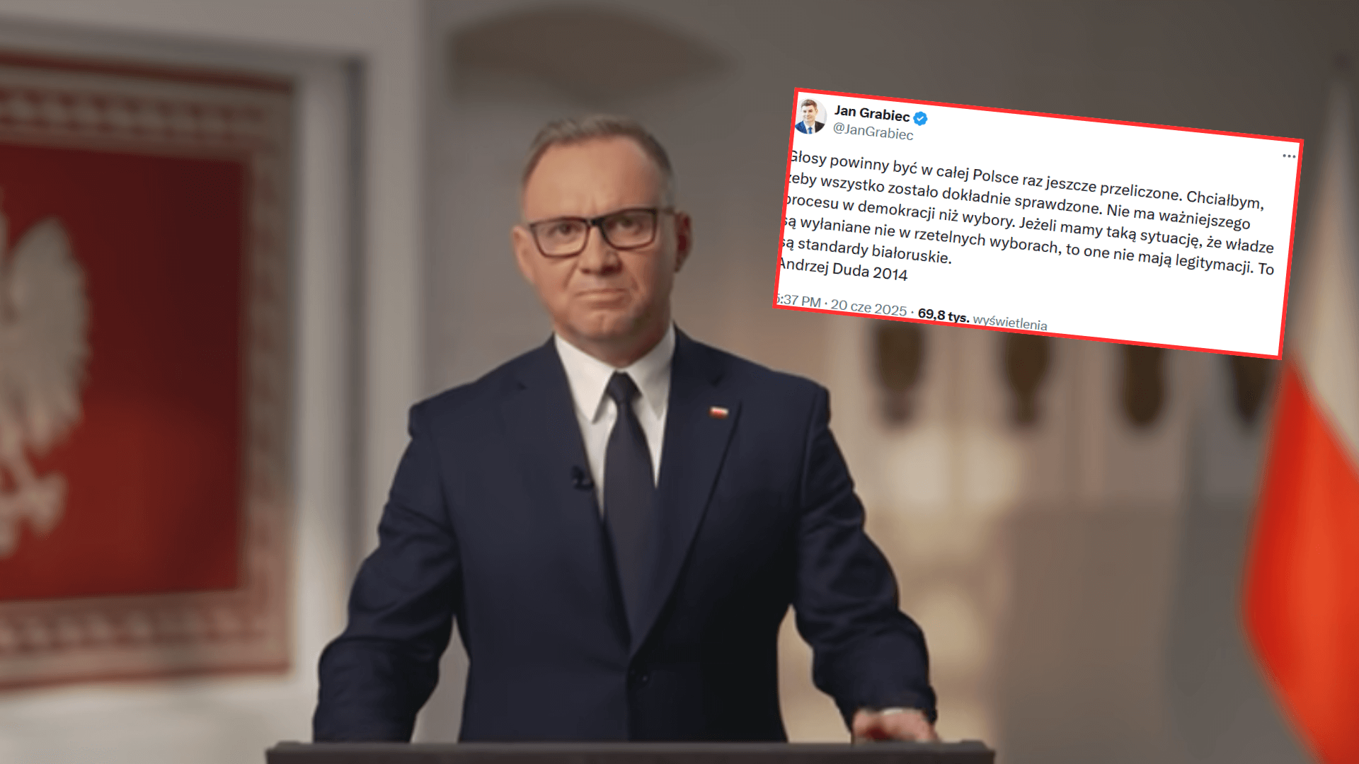 Duda nie chce ponownego liczeni głosów? Dekadę temu mówił co innego! „Nie dajmy się!”