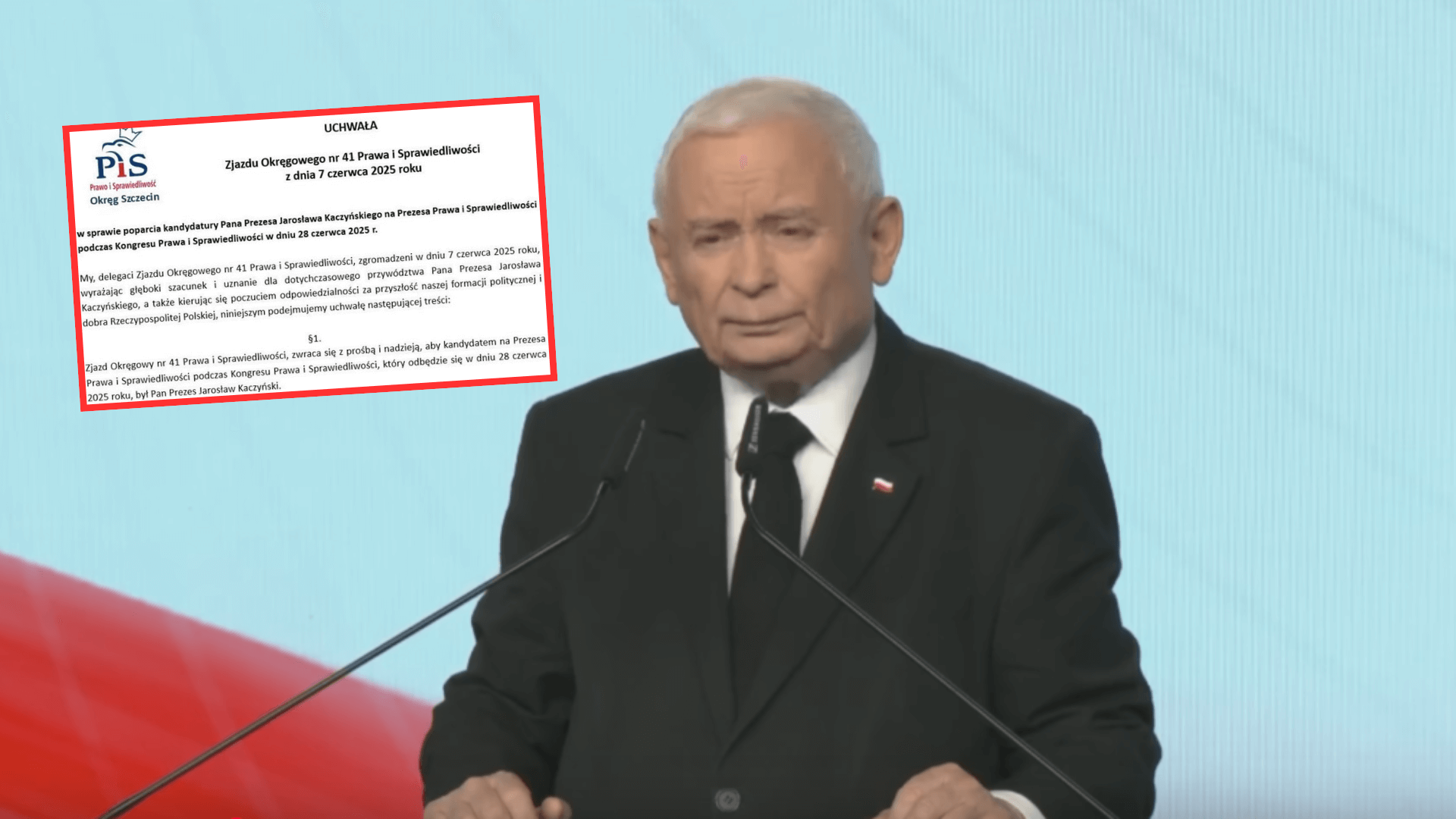 Brudziński pokazał TEN dokument. Już wszystko jasne, chodzi o przyszłość Kaczyńskiego w PiS. „W naszej ocenie…”