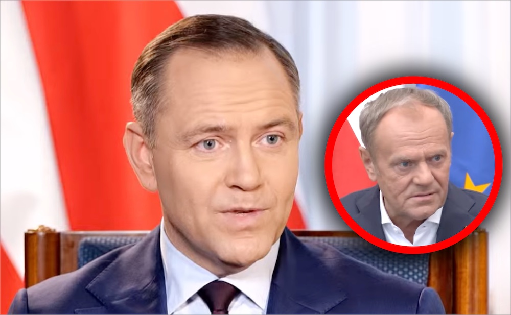 Wesoły Nawrocki odwiedził prawicowe media. Nagle zapytano go o współpracę z Tuskiem i… „Niech weźmie głęboki oddech”