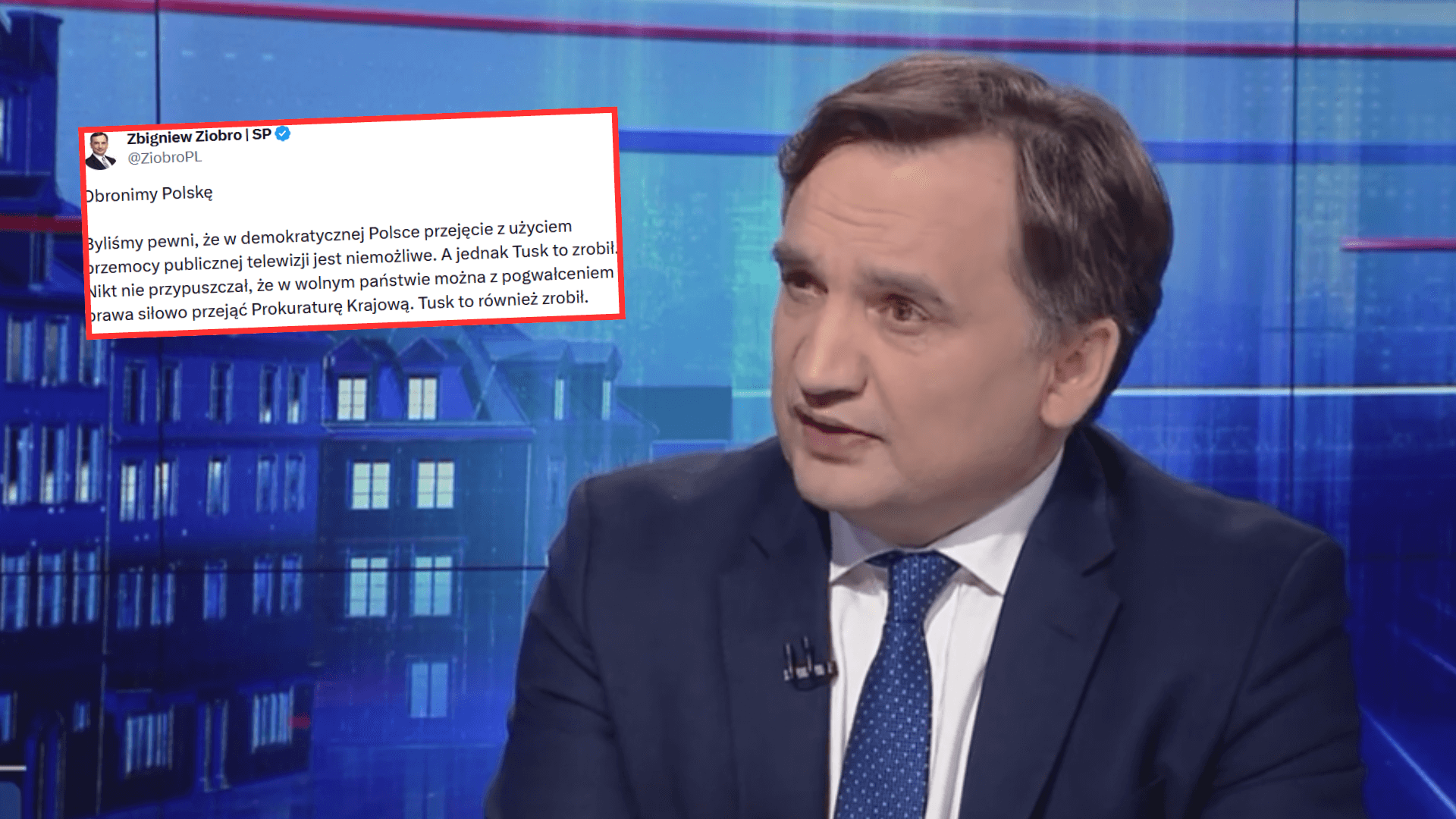 Ale się rozpisał! Była 21:41, gdy Ziobro opublikował TEN wpis o Tusku i Bodnarze. „Obronimy Polskę”