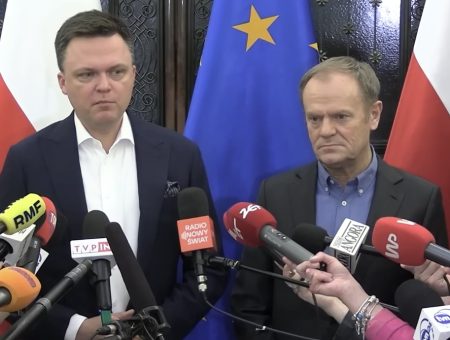 Donald Tusk Szymon Hołownia 