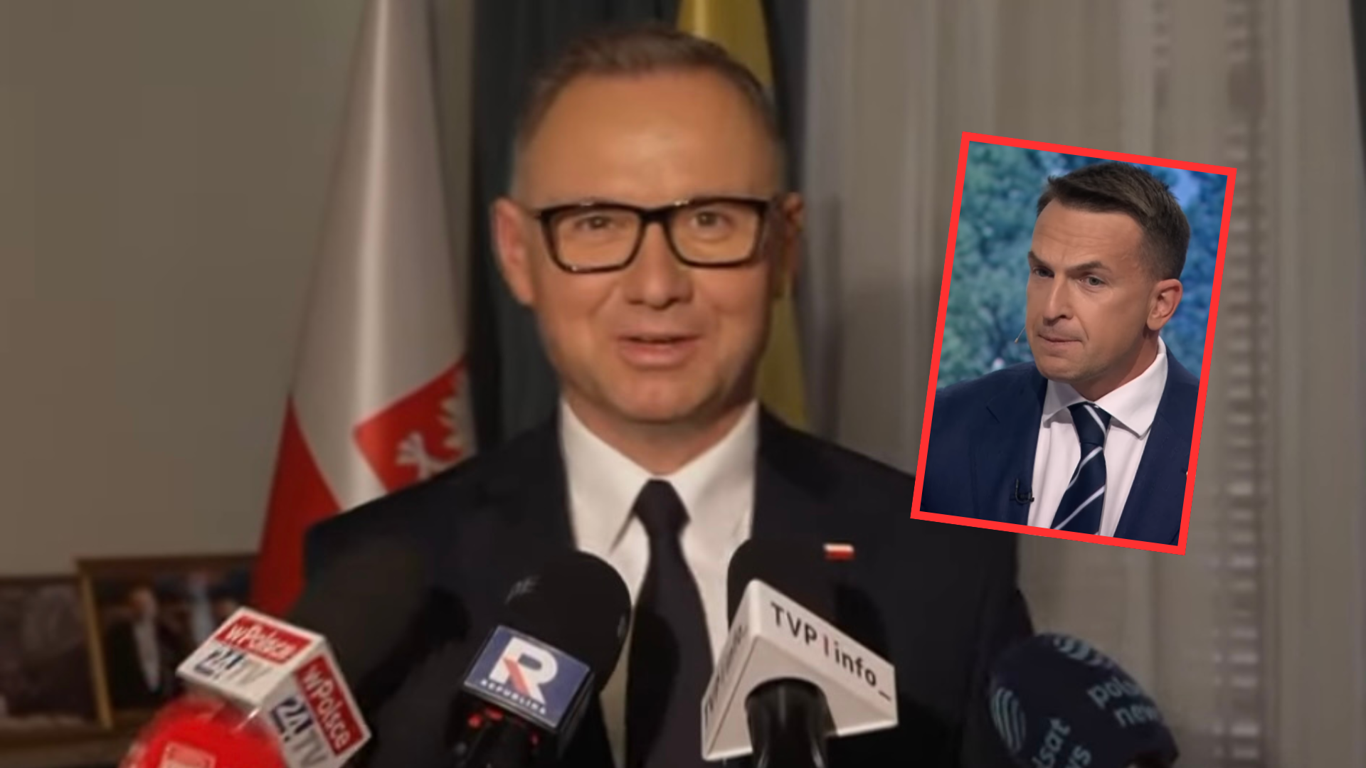 Nie gryzł się w język u Moniki Olejnik. Wszystko przez słowa Andrzeja Dudy. „Co to w ogóle ma być?”