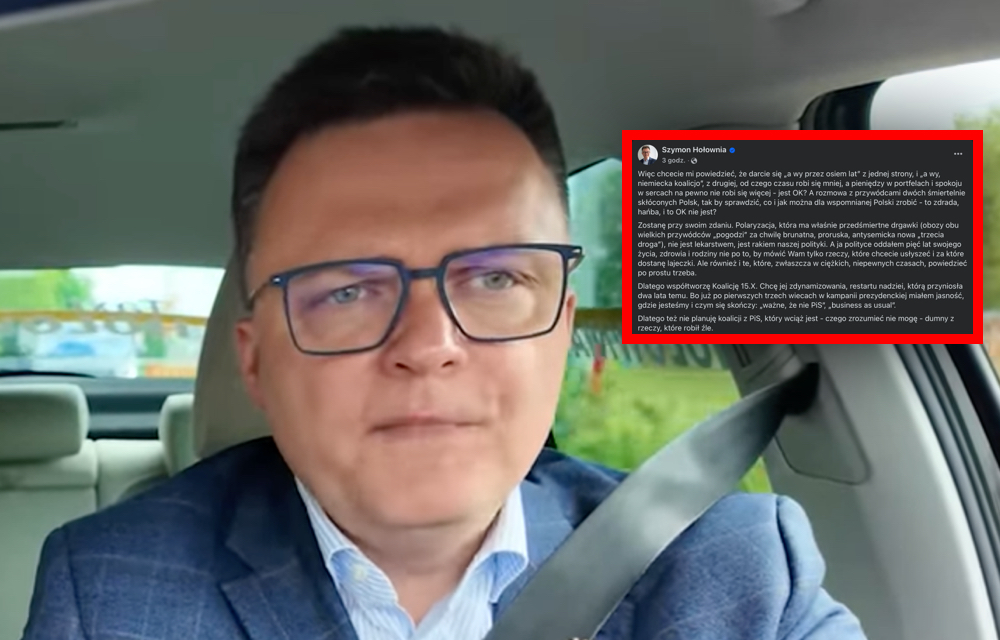Nagle Hołownia opublikował obszerny wpis. TAK odpowiedział na krytykę ws. nocnych rozmów! „Więc chcecie mi powiedzieć...”