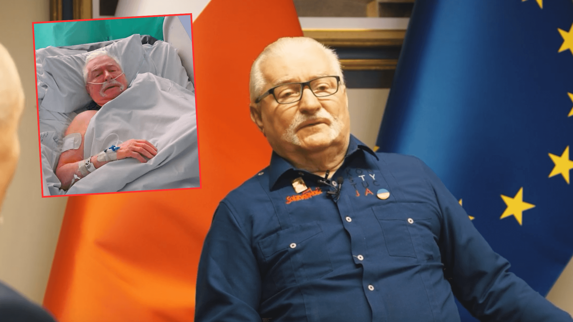 Lech Wałęsa pokazał zdjęcie ze szpitala. Wpis byłego prezydenta wywołuje ciarki. „Jeszcze raz się udało”