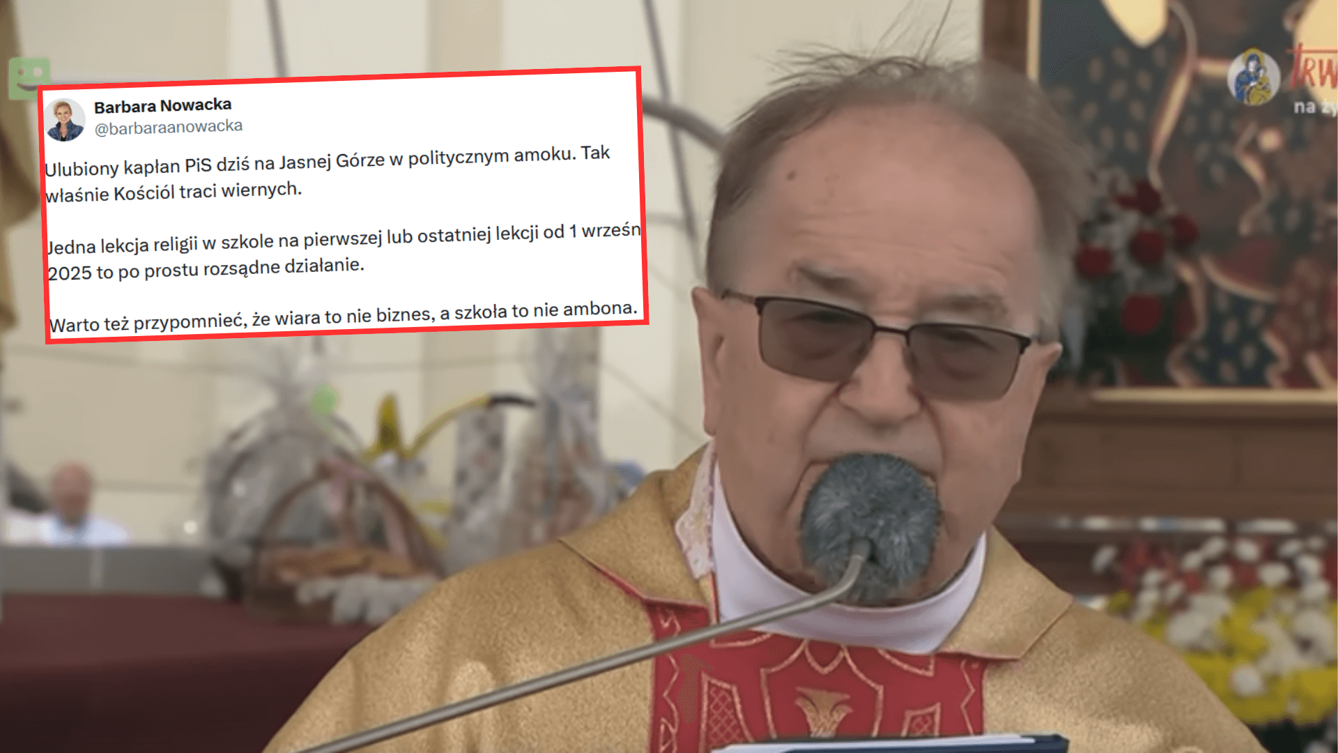 Rydzyk ciska gromy i wali „na ty” do ministry Nowackiej. „Co ty, kobieto, sobie wyobrażasz”