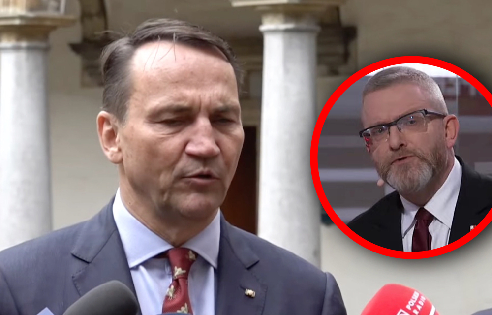 Minister Sikorski nie miał litości! Opublikował mocne nagranie, nagle padły TE ostre słowa o Braunie. „Łachudra”