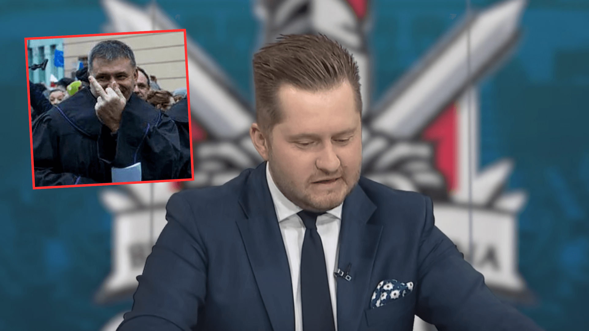 Pracownik TV Republika chciał uderzyć w nowego ministra, sam okrutnie się ośmieszył. „Prosisz się o pozew”