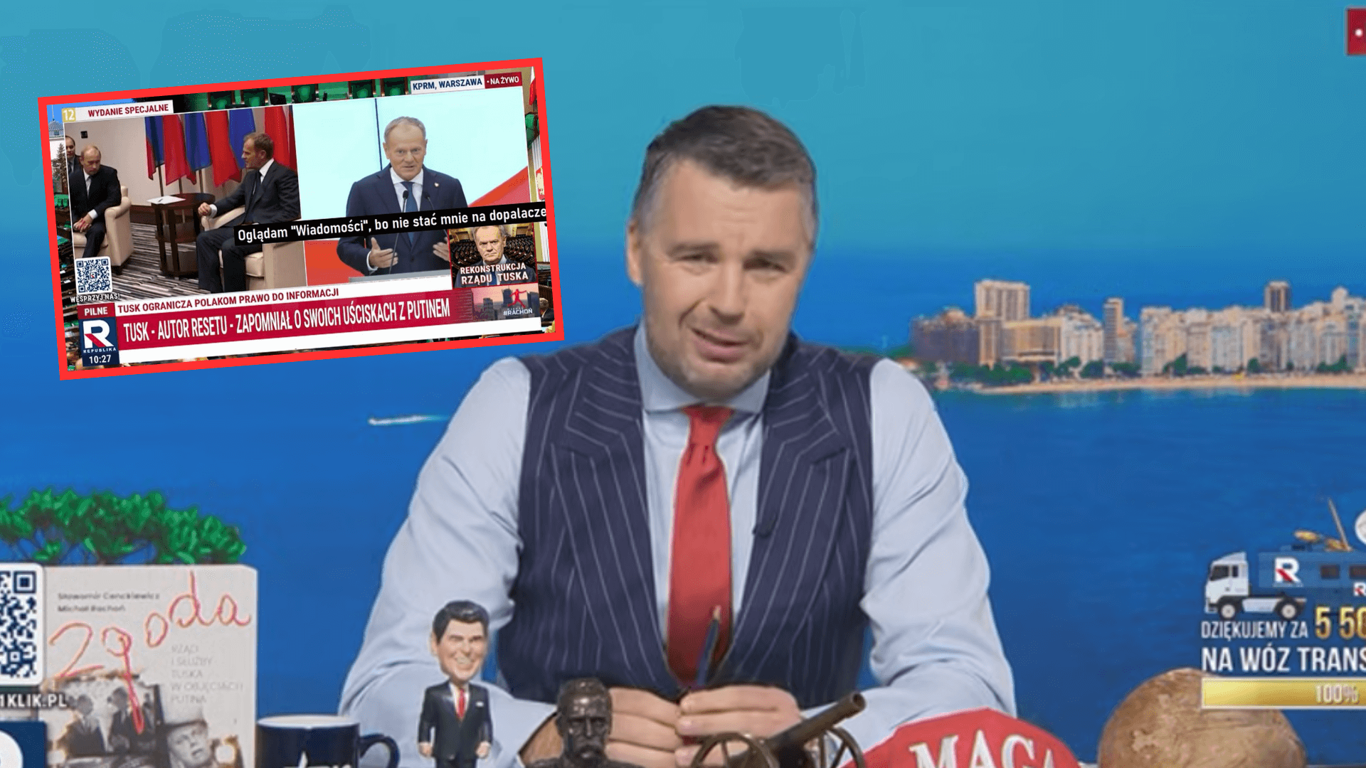Premier Tusk prezentował nowy rząd, a w TV Republika… Aż trudno uwierzyć, co zobaczyli widzowie. „Autor resetu”