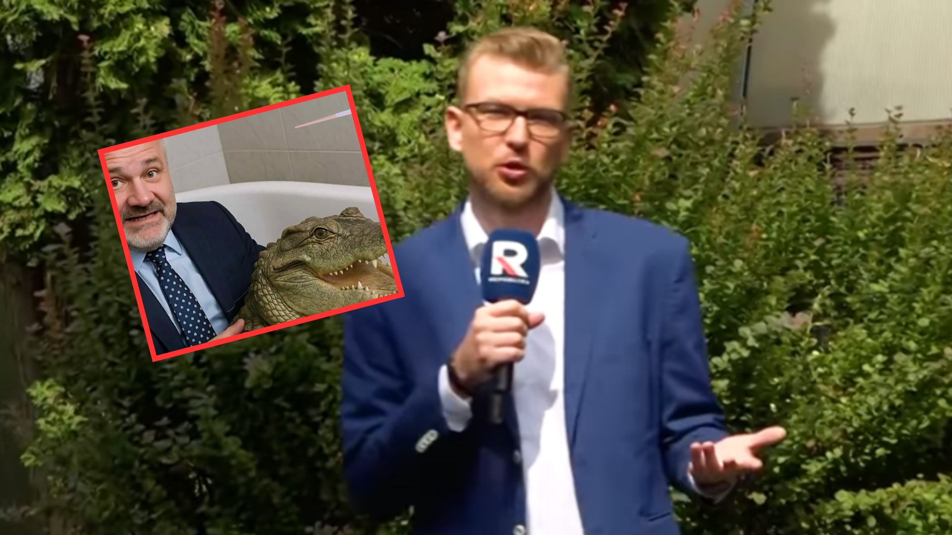 TV Republika dotarła na szczyt głupoty. TEN materiał o ministrze Żurku i krokodylu poraża. „Zdjęcia nie mamy”
