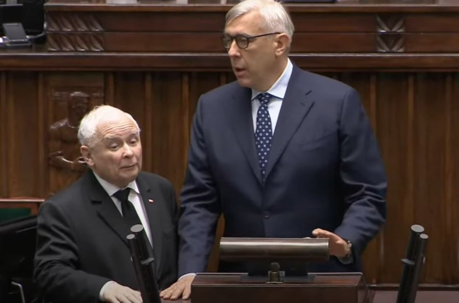 Kaczyński zakłócał wystąpienie Giertycha, przykry finał dla prezesa. „Bez względu na nazwisko”