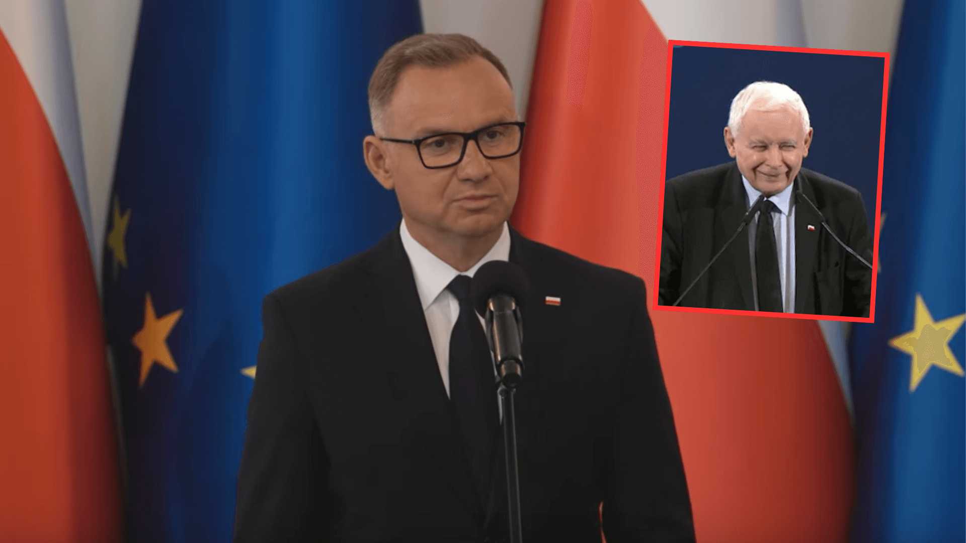 Kaczyński zaatakował żonę Sikorskiego, Andrzej Duda już broni prezesa. „Pamiętajmy o tym, kim jest Anne Applebaum”