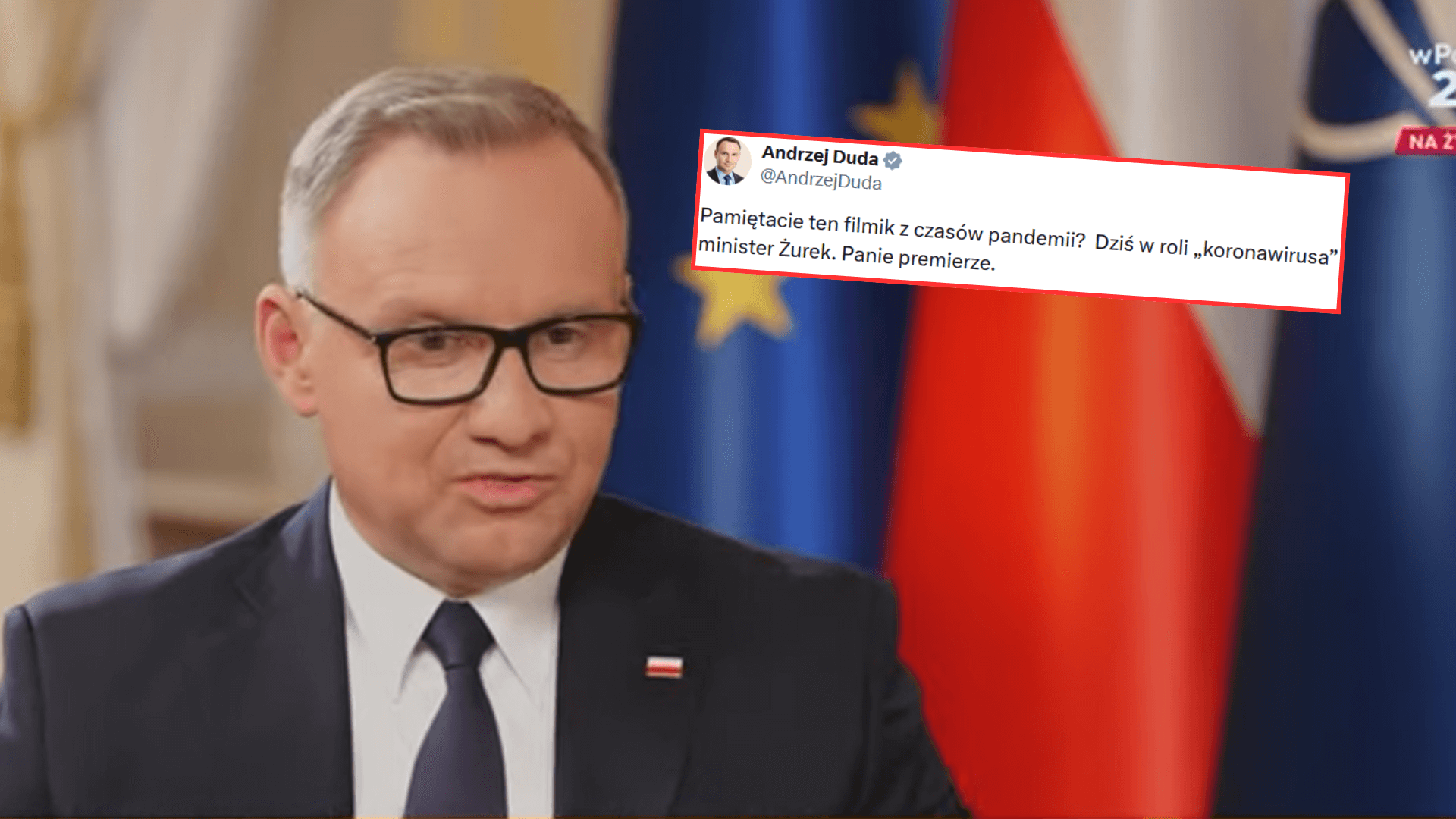 Duda chciał zakpić z ministra Żurka i opublikował kuriozalny wpis. W sieci zawrzało! „Ktoś się włamał na konto?