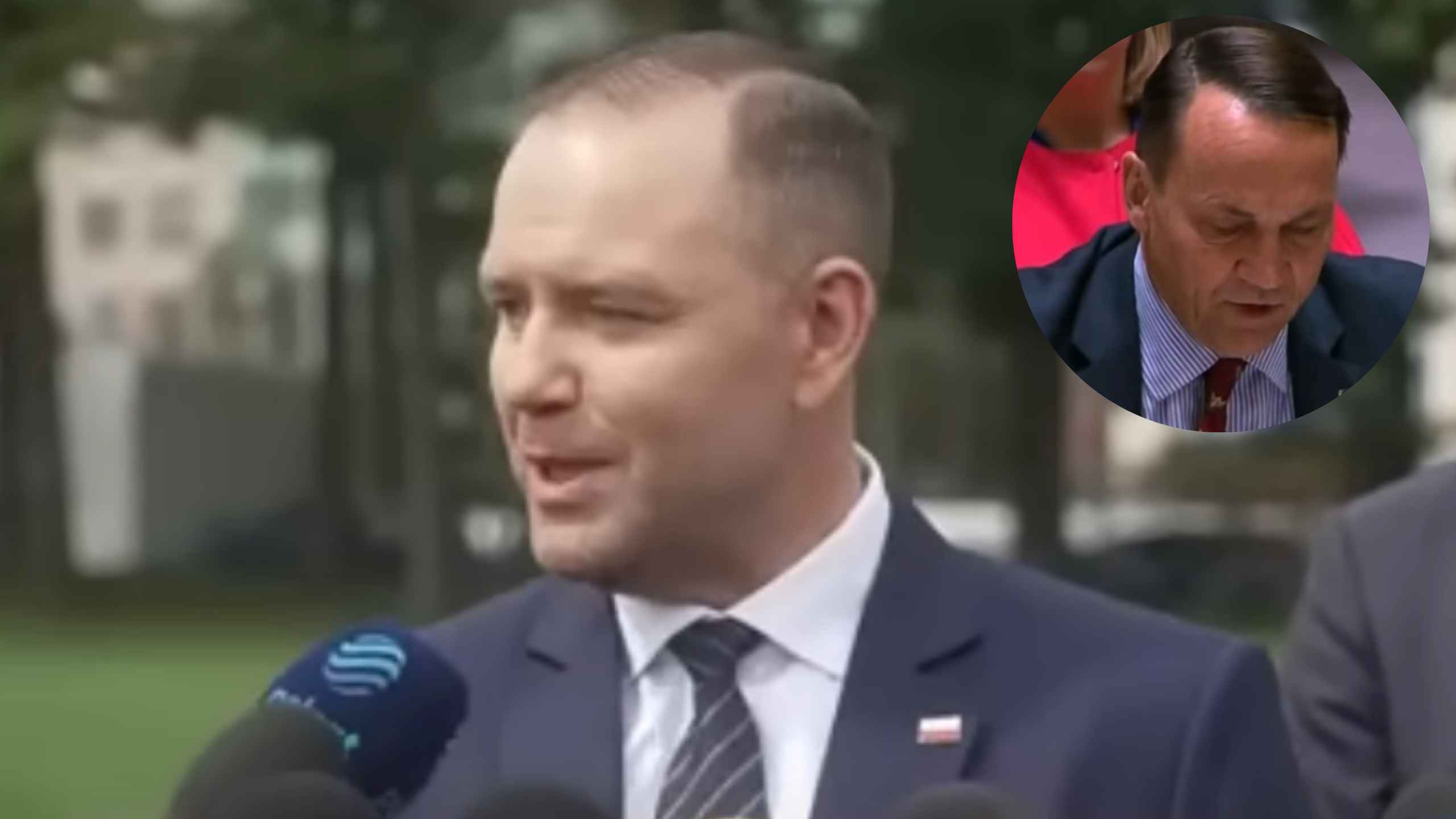 Lecieli osobno, ale nie uniknęli spotkania. TAK Nawrocki ocenia rozmowę z Sikorskim. „Nie było…”