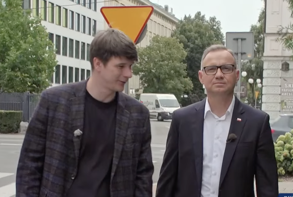 Duda rozmawiał z młodym Nawrockim i… Nagle puściły mu nerwy, co za słowa! „Niech się głupi śmieją”