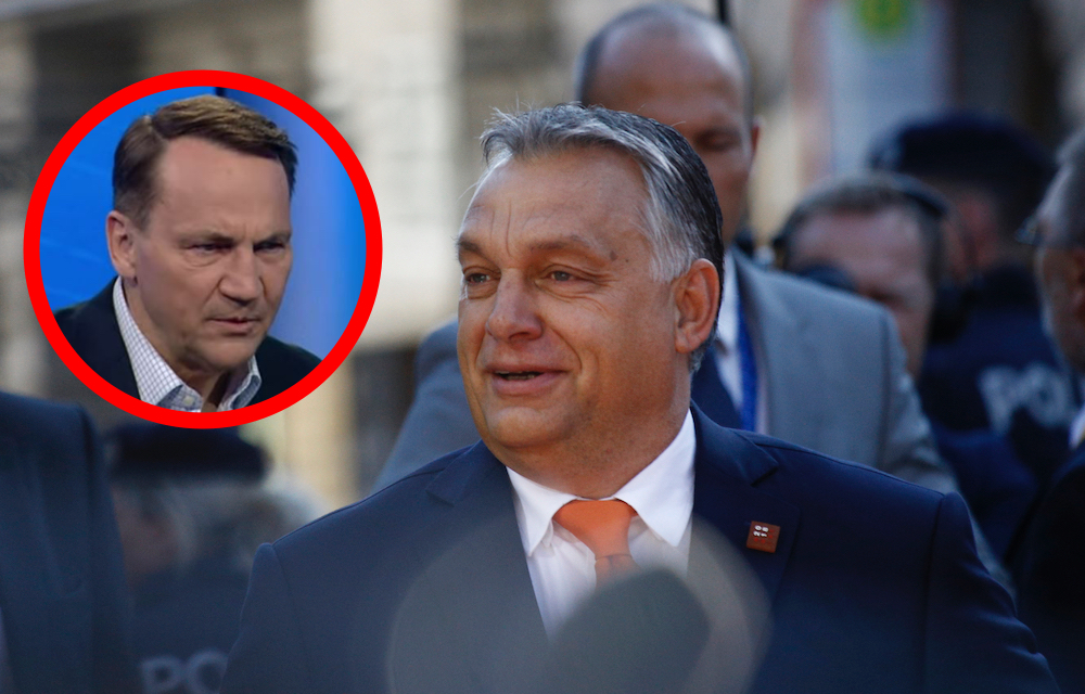 Orban nagle opublikował wpis nt. rosyjskich dronów. TA odpowiedź Sikorskiego mu się nie spodoba. „Nie, Viktorze”