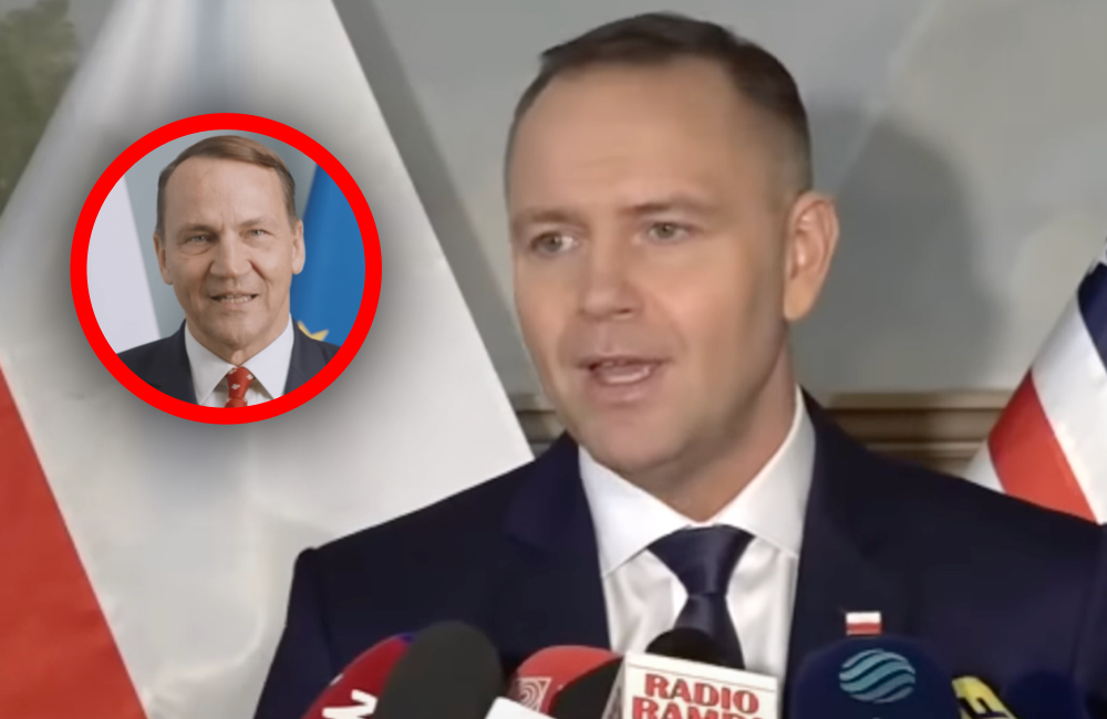 Nawrocki nie mógł sobie darować! Nieeleganckie słowa pod adresem Sikorskiego. „Uroiło się”